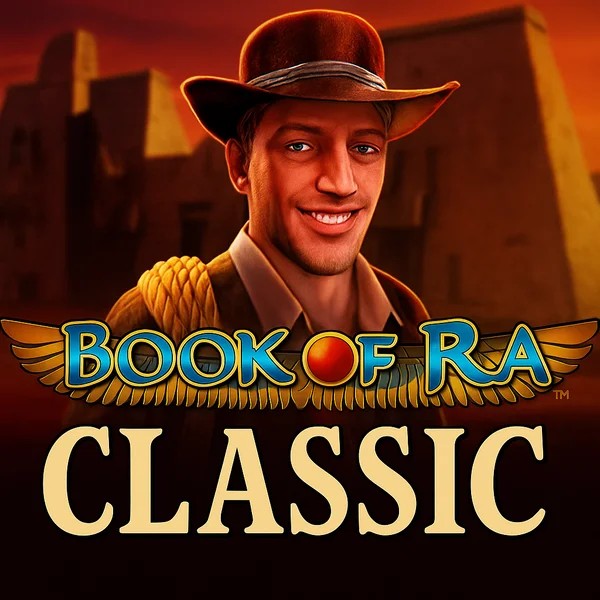 Book of Ra Classic by Novomatic, showcased at gamblerinacasino.ca – game logo