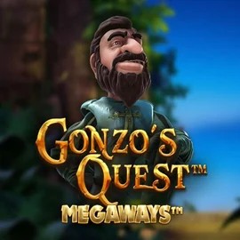 Gonzo's Quest Megaways slot logo by Red Tiger Gaming at Gamblerina Casino