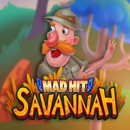 Mad Hit Savannah game by RubyPlay – logo hosted on Gamblerina Casino