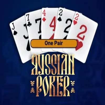 Russian Poker logo by OneTouch Games at Gamblerina Casino